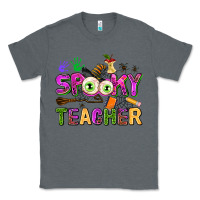 Charcoal Heather spooky teacher Classic Tee - AdoDesignShop