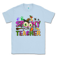 Dusty Blue spooky teacher Classic Tee - AdoDesignShop