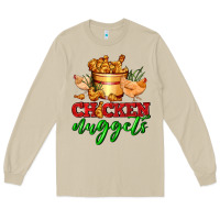 Mushroom chicken nuggets Long Sleeve Tee - AdoDesignShop