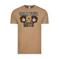 Vintage Coffee calm your mits baseball Vintage Tee - CowhideDigitalArt