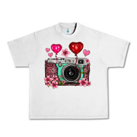 Lunar Rock floral heart pink leopard vintage camera Urban Heavy Tee - FaDigitalArtStudio