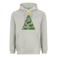 Moon Dust dinosaur christmas tree Heavyweight Hoodie - MaliasSmallBusiness
