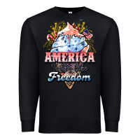 Black America ice cream Premium Sweatshirt - NancyCooperArtShop