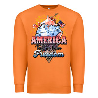 Carrot America ice cream Premium Sweatshirt - NancyCooperArtShop