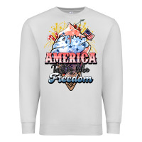 Dove Grey America ice cream Premium Sweatshirt - NancyCooperArtShop