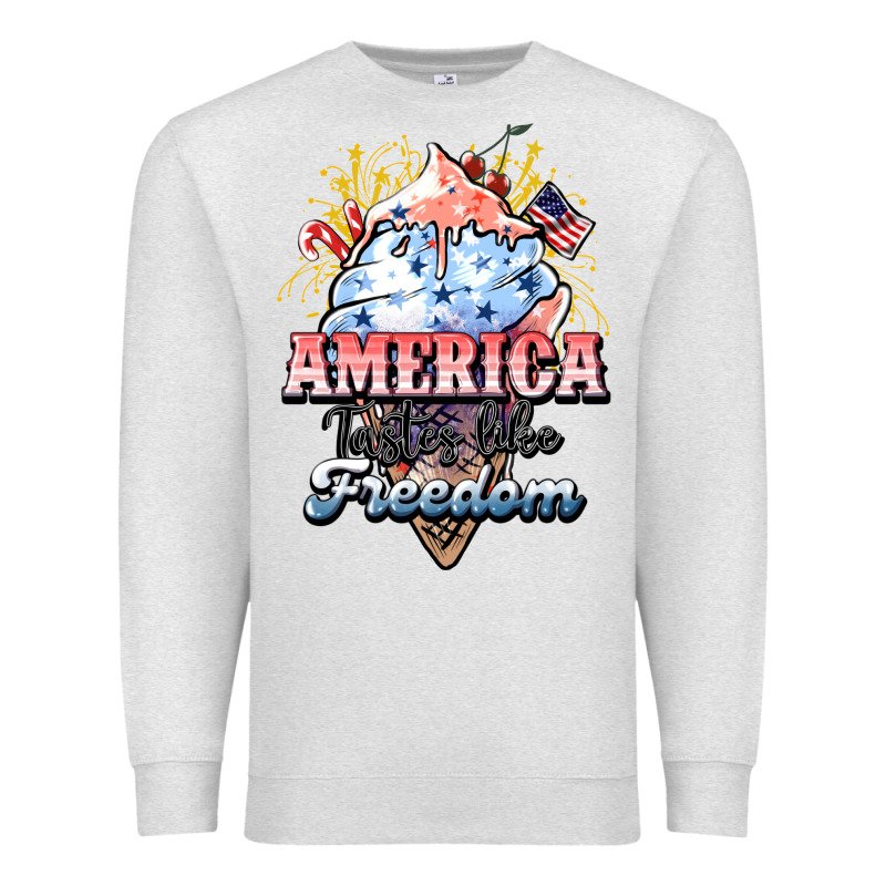 America Ice Cream Premium Sweatshirt by NancyCooperArtShop | Teevron