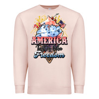 Pale Pink America ice cream Premium Sweatshirt - NancyCooperArtShop