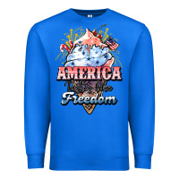True Royal America ice cream Premium Sweatshirt - NancyCooperArtShop