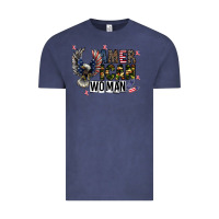 Vintage Denim american woman Vintage Tee - CowhideDigitalArt