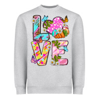 Heather Grey Love Easter Heavyweight Sweatshirt - Neo Western
