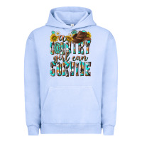 Pigment Grape Ice Western a Country Girl Can Survive Urban Hoodie - texasbilliewilder