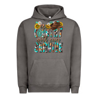 Pigment Tornado Western a Country Girl Can Survive Urban Hoodie - texasbilliewilder