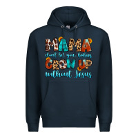 Navy mama dont let your babies grow up without jesus Premium Hoodie - Artiststas