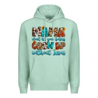 Seafoam mama dont let your babies grow up without jesus Premium Hoodie - Artiststas