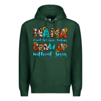 Sports Green mama dont let your babies grow up without jesus Premium Hoodie - Artiststas