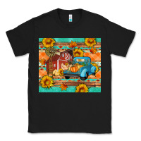 Black Farm life fall barn and truck Classic Tee - Artiststas