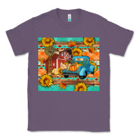 Lavender Farm life fall barn and truck Classic Tee - Artiststas