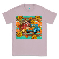 Lilac Farm life fall barn and truck Classic Tee - Artiststas