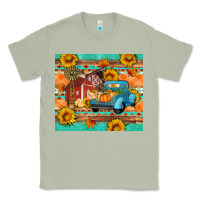 Matcha Farm life fall barn and truck Classic Tee - Artiststas