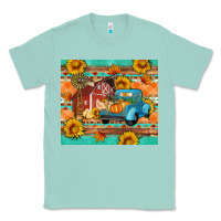 Farm Life Fall Barn And Truck Classic Tee | Teevron