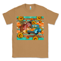 Toasted Coconut Farm life fall barn and truck Classic Tee - Artiststas