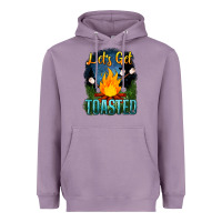 Lavender lets get toasted Heavyweight Hoodie - NancyCooperArtShop