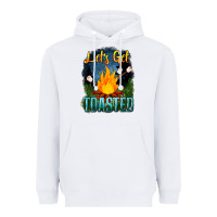 White lets get toasted Heavyweight Hoodie - NancyCooperArtShop