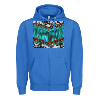 True Royal western cowhide leopard turquoise fringed Zipper Hoodie - BarkalooDesign