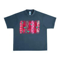 Midnight Navy valentines day brushstroke Urban Heavy Tee - OliviaCreatesArt