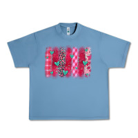 Pebble Blue valentines day brushstroke Urban Heavy Tee - OliviaCreatesArt