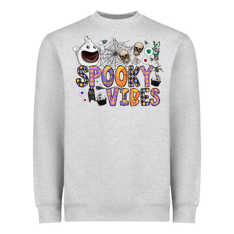 Spooky Vibes Heavyweight Sweatshirt by CowhideDigitalArt | Teevron
