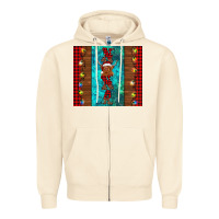 Nana Highland Cow Christmas Zipper Hoodie | Teevron