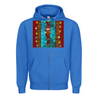 True Royal nana highland cow Christmas Zipper Hoodie - BarkalooDesign