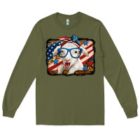 Army Green 4th of july baby sheep Long Sleeve Tee - Jasminsmagicworld