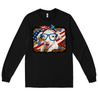 Black 4th of july baby sheep Long Sleeve Tee - Jasminsmagicworld