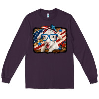 Plum 4th of july baby sheep Long Sleeve Tee - Jasminsmagicworld