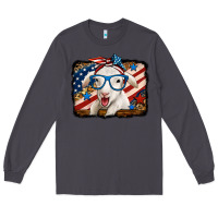 Smoke 4th of july baby sheep Long Sleeve Tee - Jasminsmagicworld