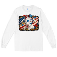 White 4th of july baby sheep Long Sleeve Tee - Jasminsmagicworld