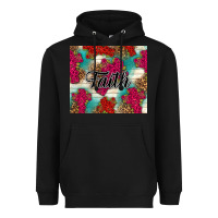 Black faith Heavyweight Hoodie - NancyCooperArtShop