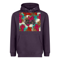 Plum faith Heavyweight Hoodie - NancyCooperArtShop