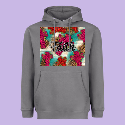 Faith Heavyweight Hoodie Designed By Nancycooperartshop