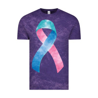 Cloud Purple thyroid cancer ribbon fa element Vintage Tee - FaDigitalArtStudio