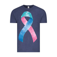 Vintage Denim thyroid cancer ribbon fa element Vintage Tee - FaDigitalArtStudio
