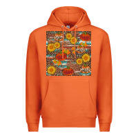 Carrot pumpkin plaid sunflower seamless Premium Hoodie - AdoDesignShop