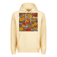 Pina Colada pumpkin plaid sunflower seamless Premium Hoodie - AdoDesignShop
