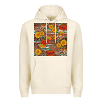 Tofu pumpkin plaid sunflower seamless Premium Hoodie - AdoDesignShop