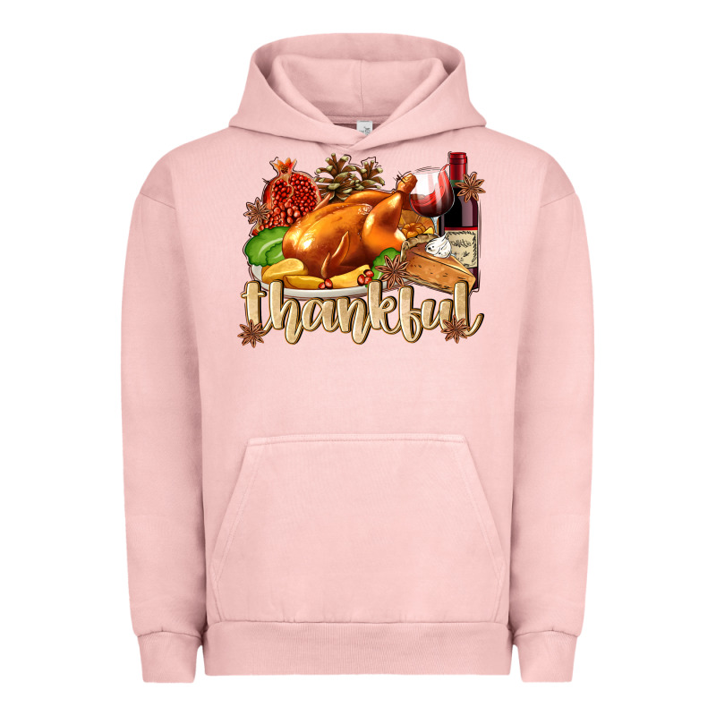 Thankful With Turkey Urban Hoodie by texasbilliewilder | Teevron