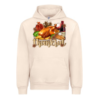 Sandshell Thankful with Turkey Urban Hoodie - texasbilliewilder
