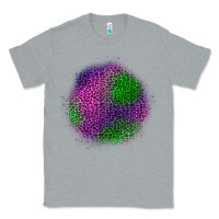 Heather Grey halloween leopard patch Classic Tee - BundleAndBundleShop