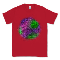 Red halloween leopard patch Classic Tee - BundleAndBundleShop